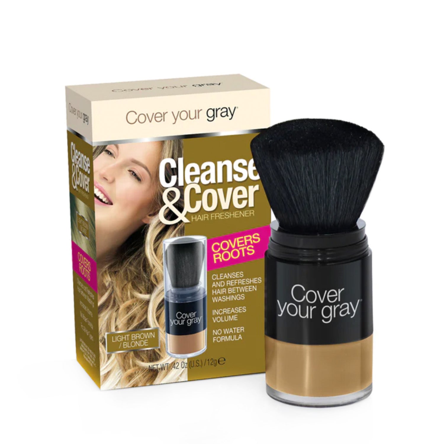 Cover your gray Cleanse & Cover Hair Freshener 12g-Black – Pnk Trend