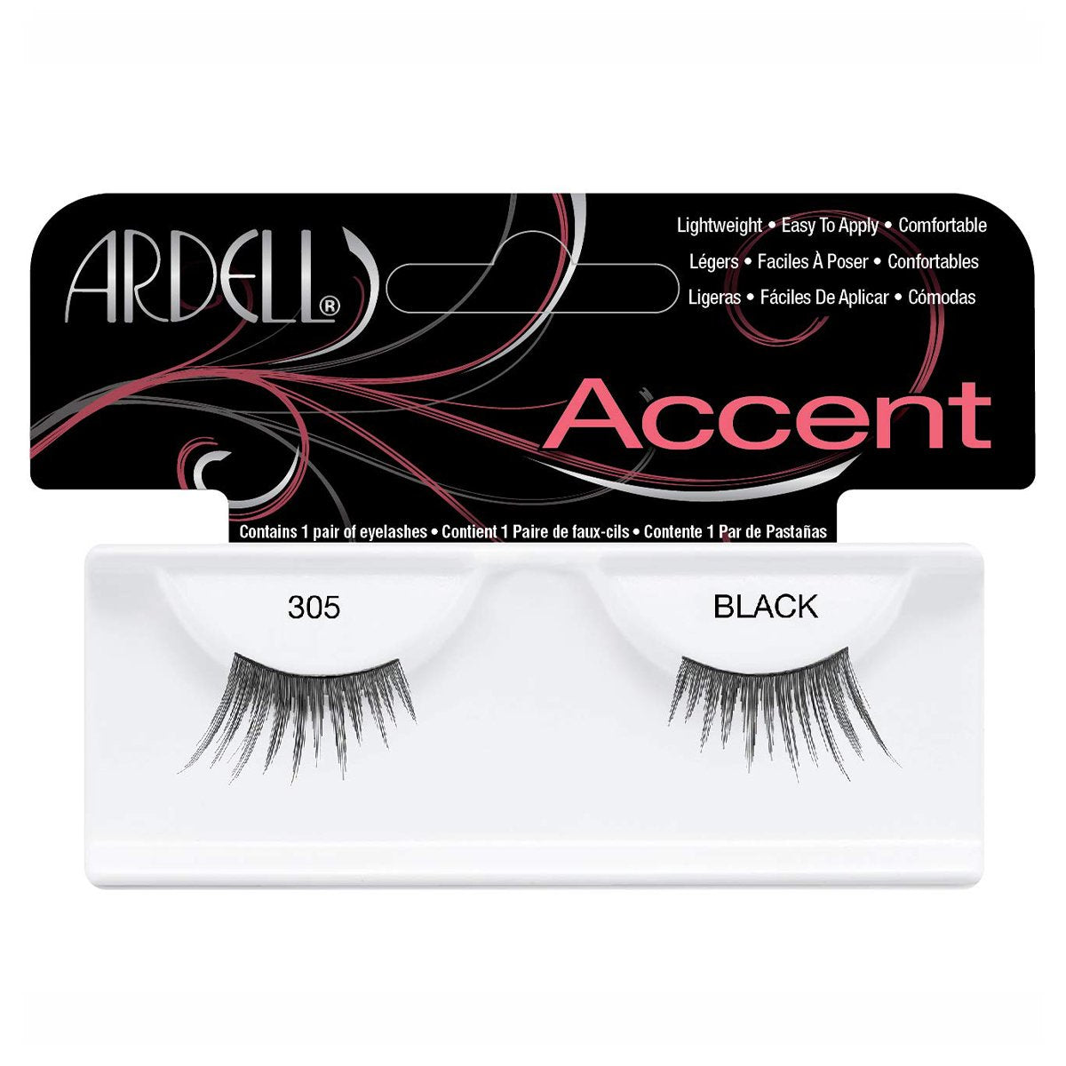Ardell Fashion Accents Lashes 305-Black