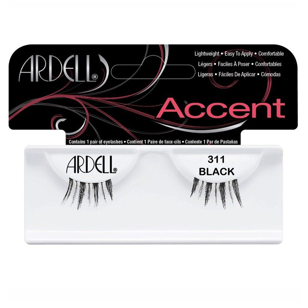 Ardell Fashion Accents Lashes 311-Black