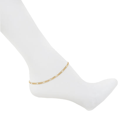 Gold Plated Link Chain Anklets Bracelet