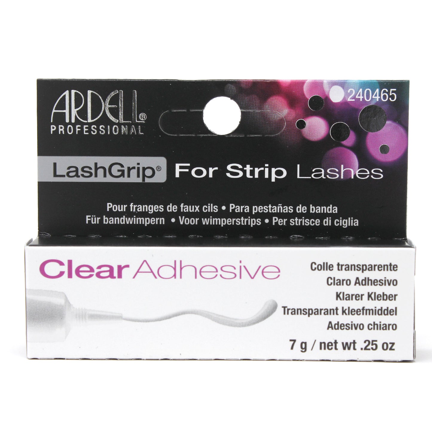 Lashgrip Strip False Lash Adhesive, Clear, 7g/ 0.25oz