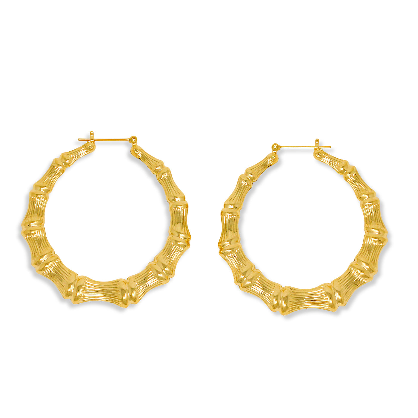 80s Fashion Large Hoop Earrings